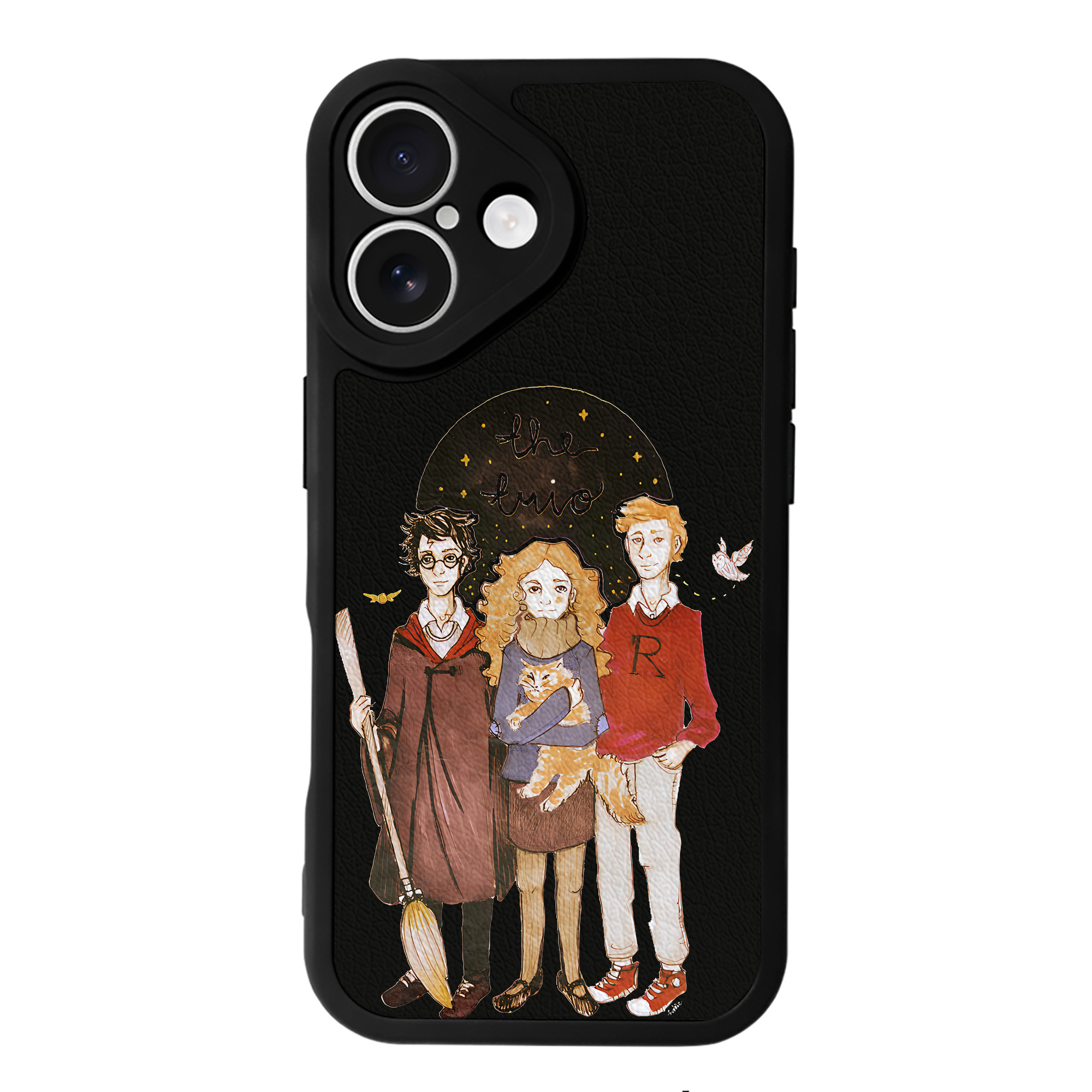 （画像用） Harry Potter ハリー・ポッターシリーズ 【iPhone 16シリーズ対応】シリコンスマホケース（レザー調） 材質：シリコン